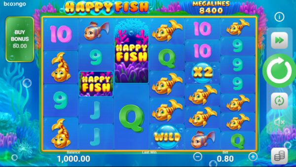 Happy Fish กฎกติกาการเล่นสล็อต BNG Slot