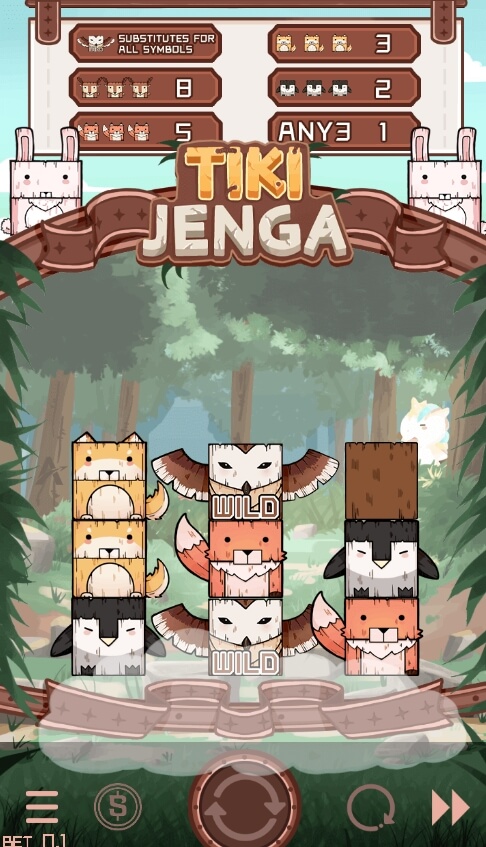 Tiki Jenga ค่าย ALLWAYSPIN superslot เครดิตฟรี 50