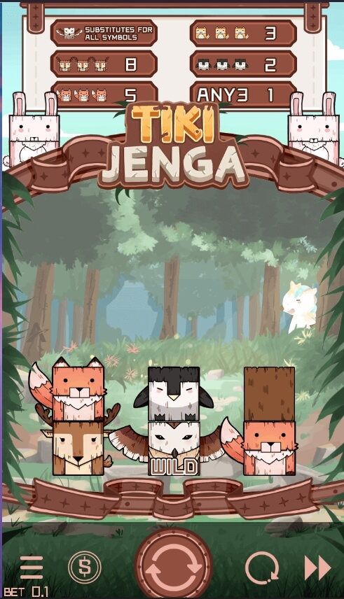 Tiki Jenga ทดลองเล่น ALLWAYSPIN ค่าย superslot 777
