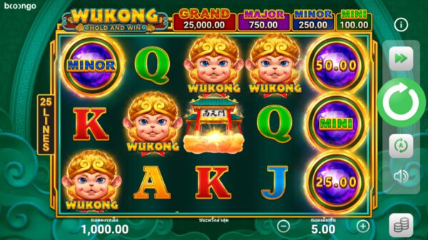 Wukong Hold and Win กฎกติกาการเล่นสล็อต BNG Slot