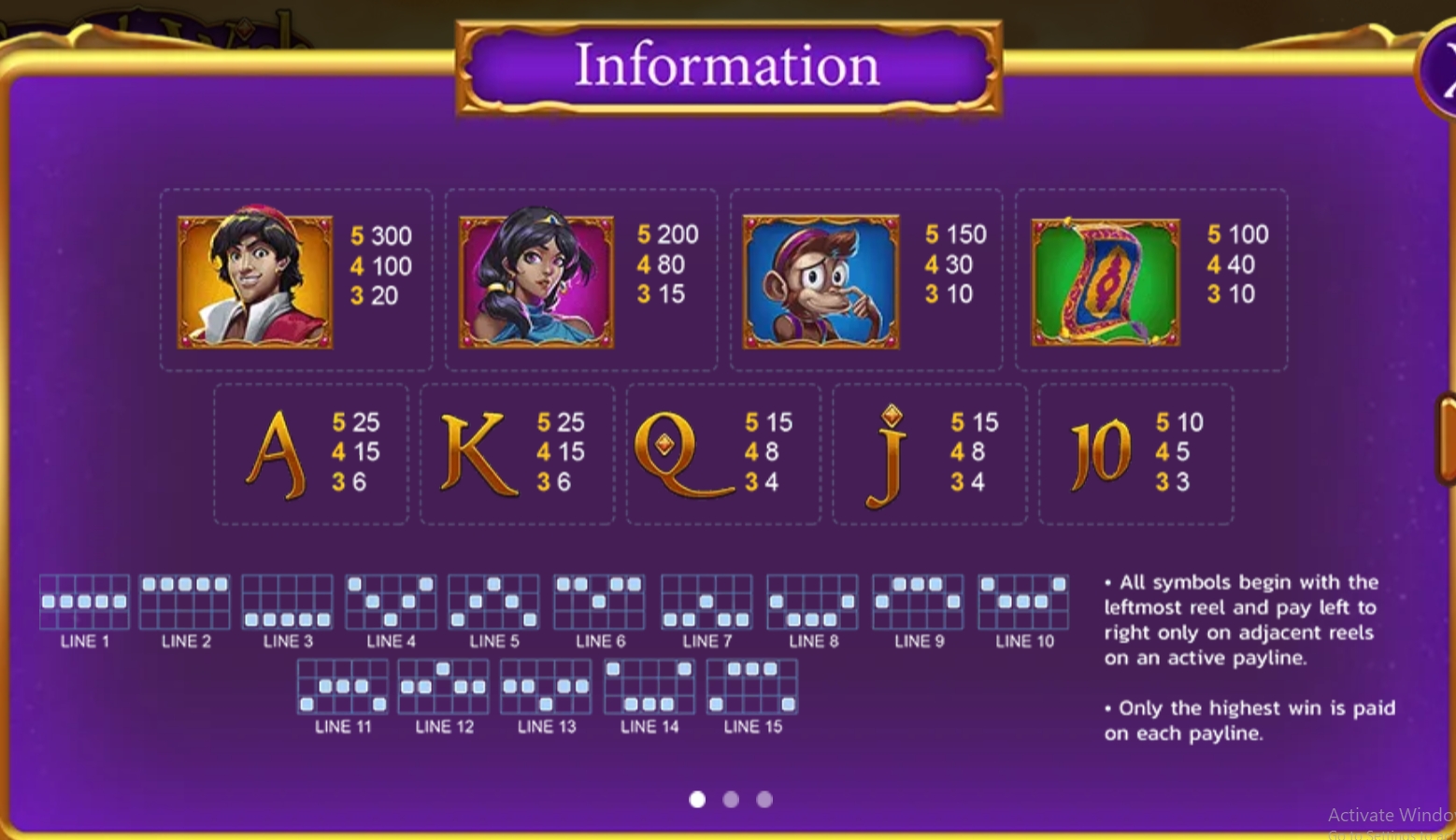 กฎกติกาเล่นสล็อต Genie's Wish เว็บสล็อต SPINIX