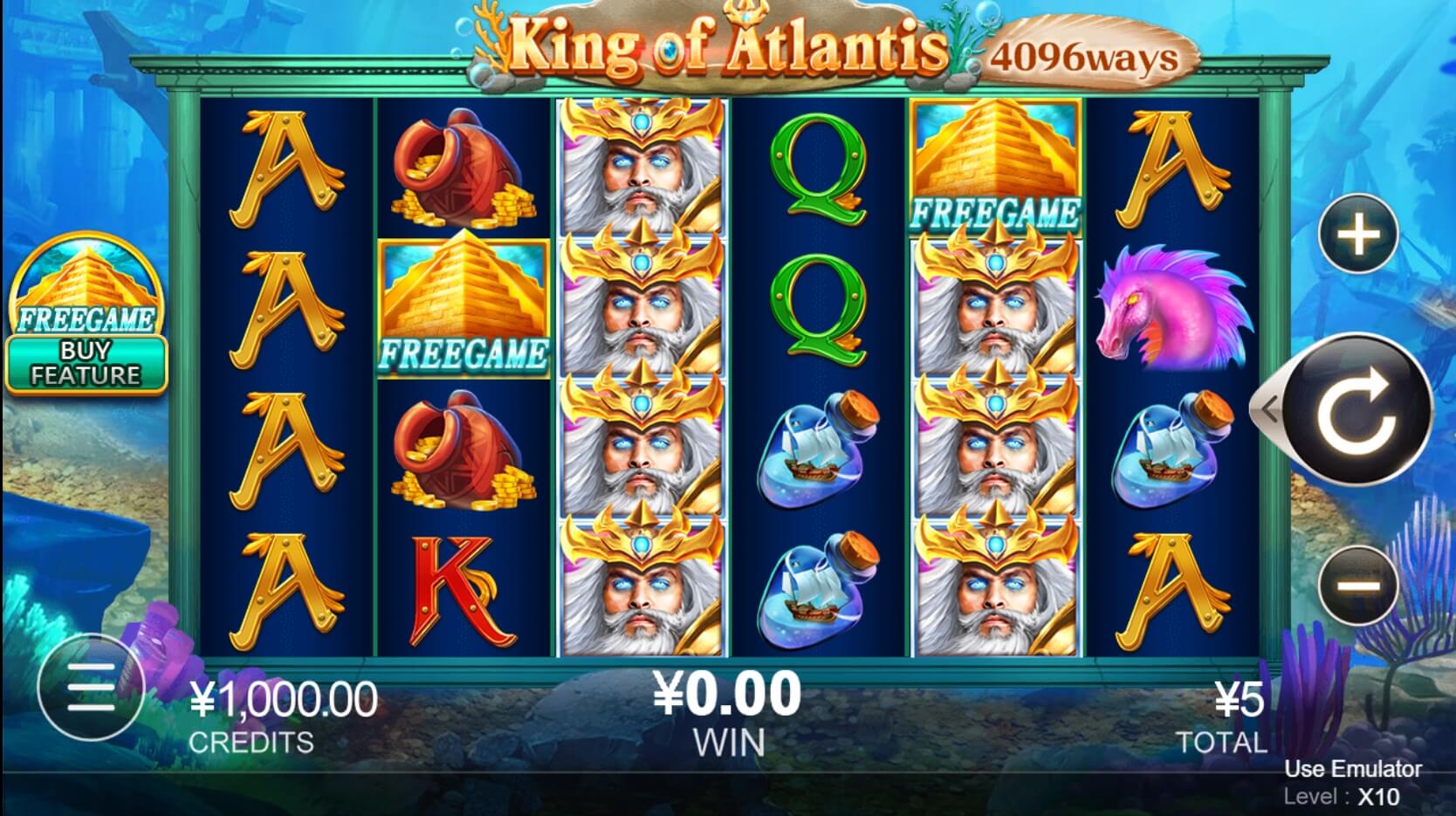 King Of Atlantis สล็อต ค่าย cq9 ซุปเปอร์สล็อต