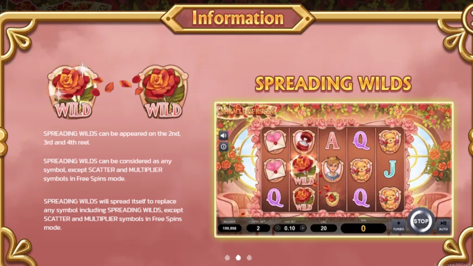 Miracle Of Roses สัญลักษณ์พิเศษของฟอร์จูน แฟรี่ ทางเข้า SPINIX