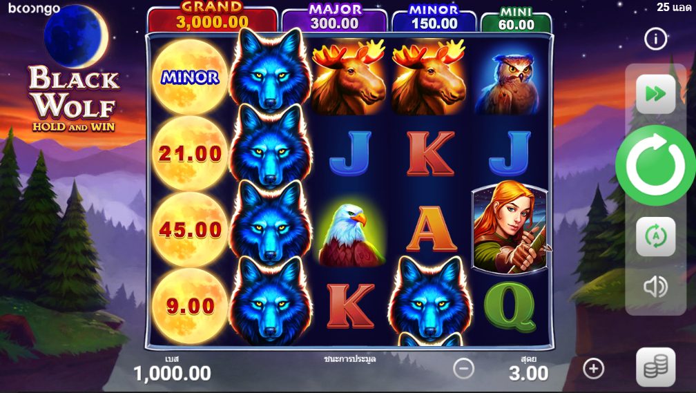 Black Wolf Hold And Win Boongo Superslot ทางเข้า