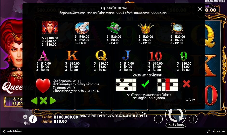 Queenie pragmatic play ทดลองเล่น Superslot