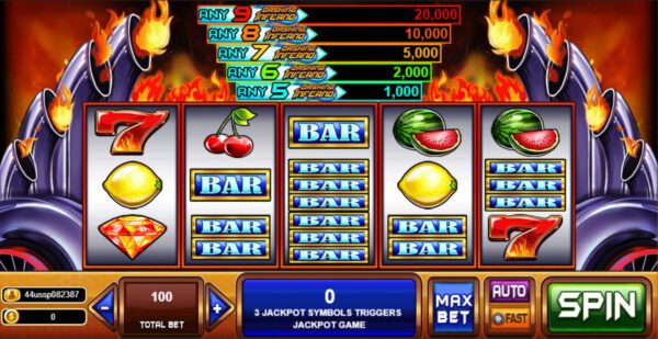 Dashing Inferno LIVE22 Superslot Wallet