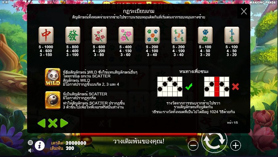 Mahjong Panda Pragmatic Play ทดลองเล่น Superslot