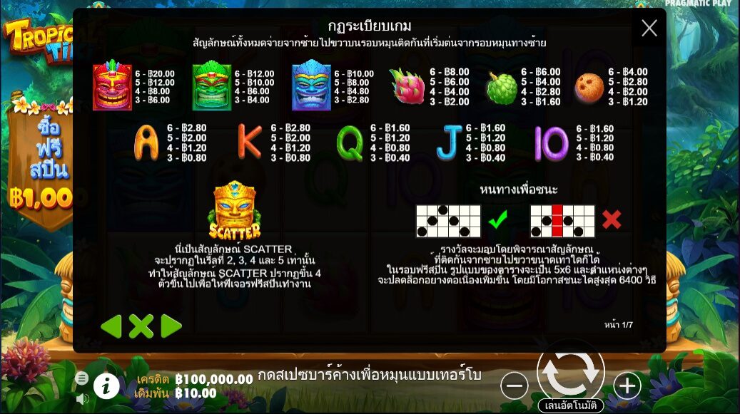 Tropical Tiki Pragmatic Play ทดลองเล่น Superslot