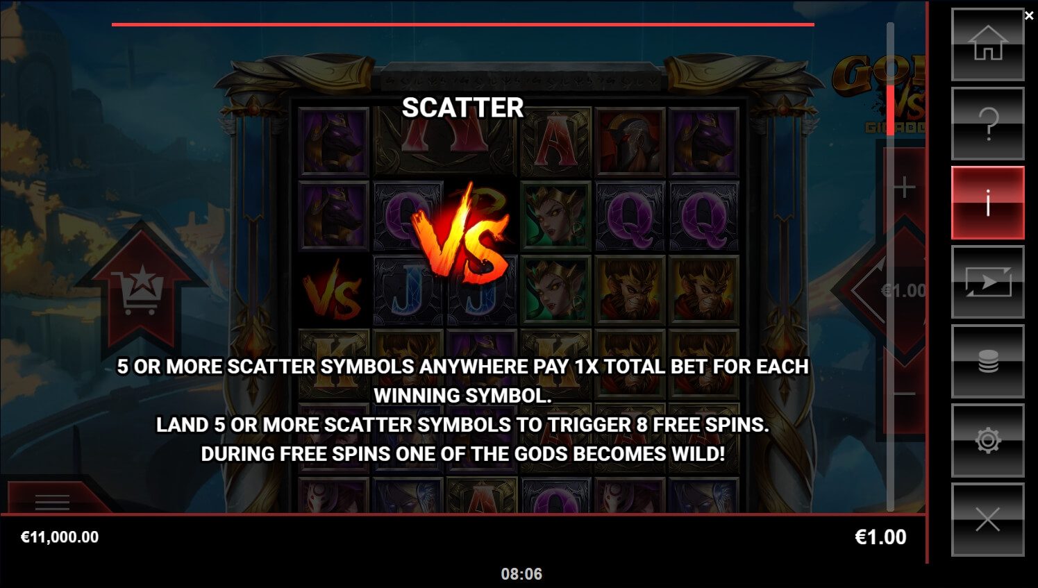 Gods VS Gigablox Slot ygg เว็บ Superslot
