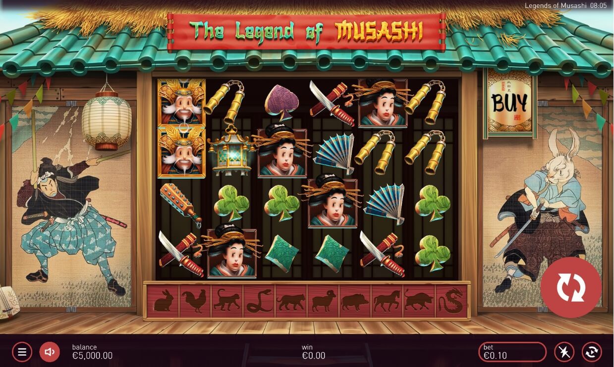 The Legend of Musashi ทดลองเล่นสล็อต yggdrasil เว็บ Superslot