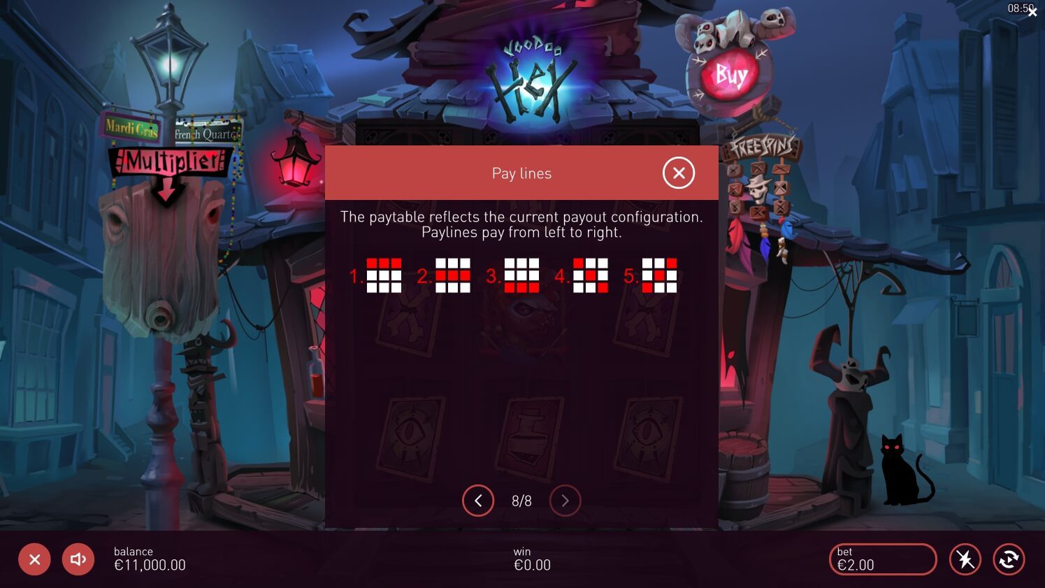 Voodoo Hex สล็อตค่าย Yggdrasil game