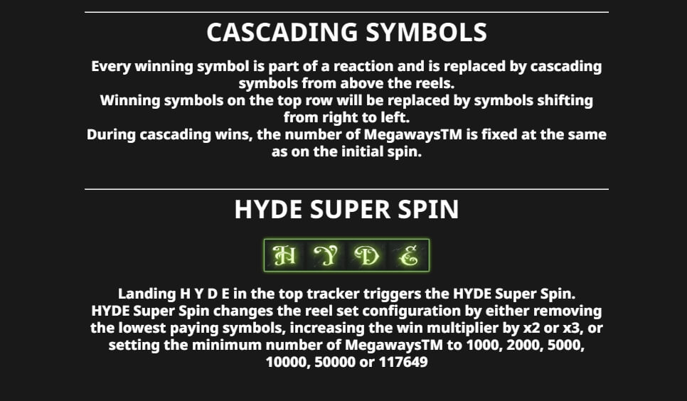 Fury of Hyde Megaways สล็อต Yggdrasil เครดิต ฟรี สมัคร Superslot