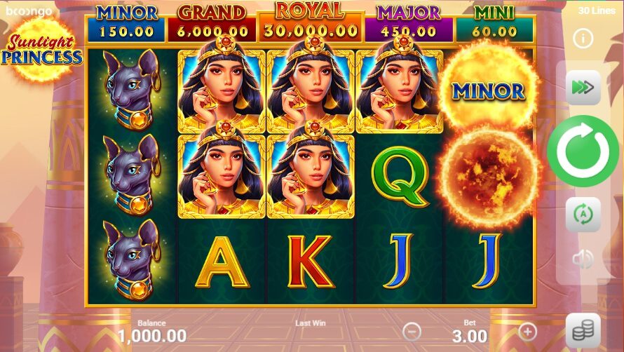 Sunlight Princess Hold and Win Boongo Superslot Auto