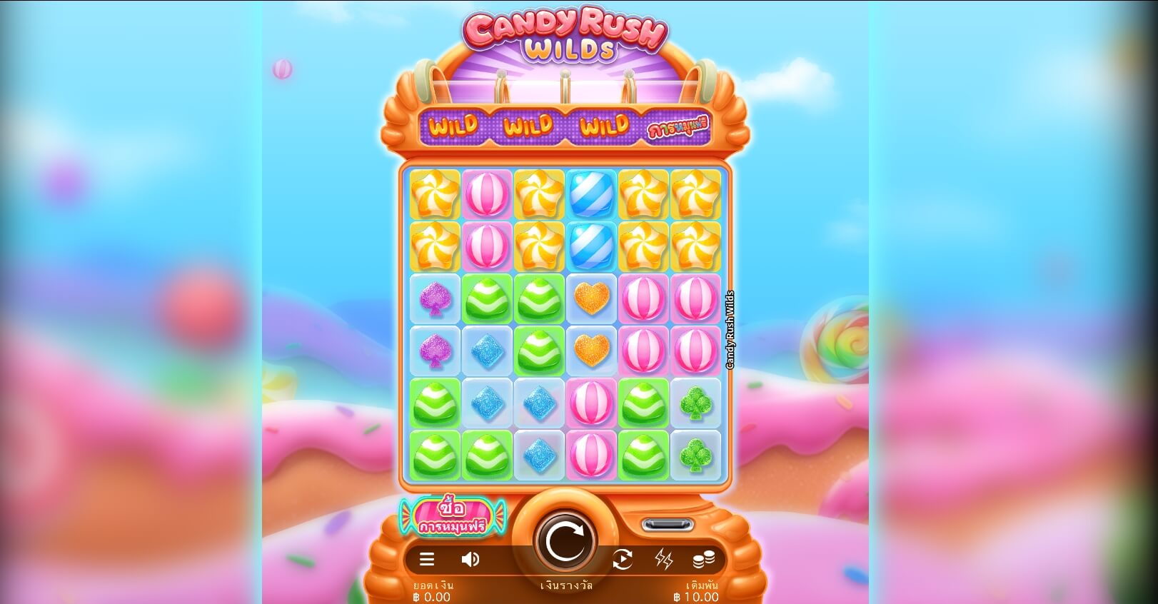 Candy Rush Wilds Microgaming ซุปเปอร์ สล็อต 1234