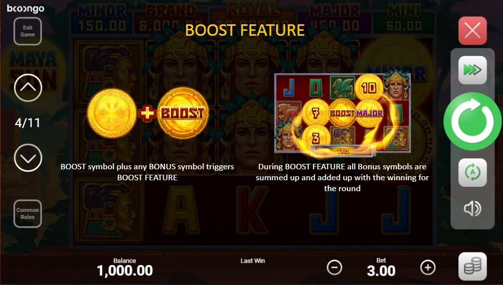 Maya Sun Hold And Win Boongo Superslot ฟรี 50