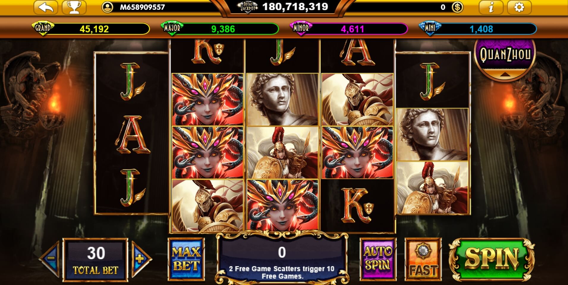 Medusa's Quest แนะนำเกม LIVE22 ค่าย Superslot