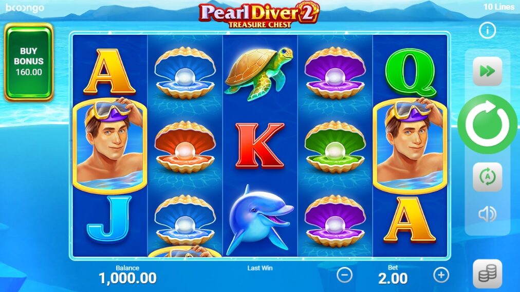 Pearl Diver 2 Treasure Chest Boongo Superslot247