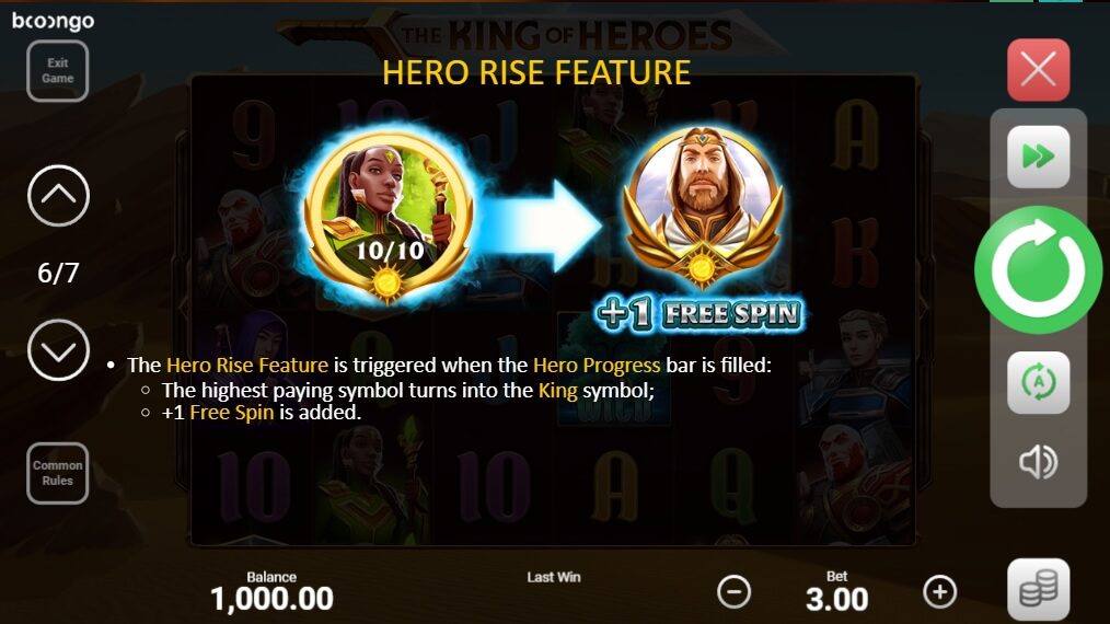 The King of Heroes Boongo Superslot Auto