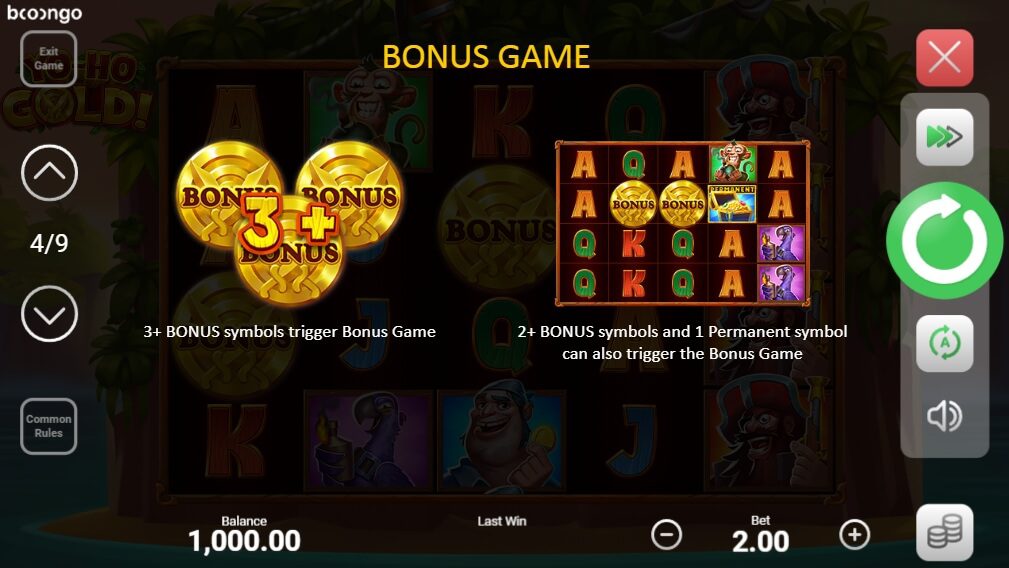 Yo-Ho Gold Hold And Win Boongo Superslot ฟรี 50