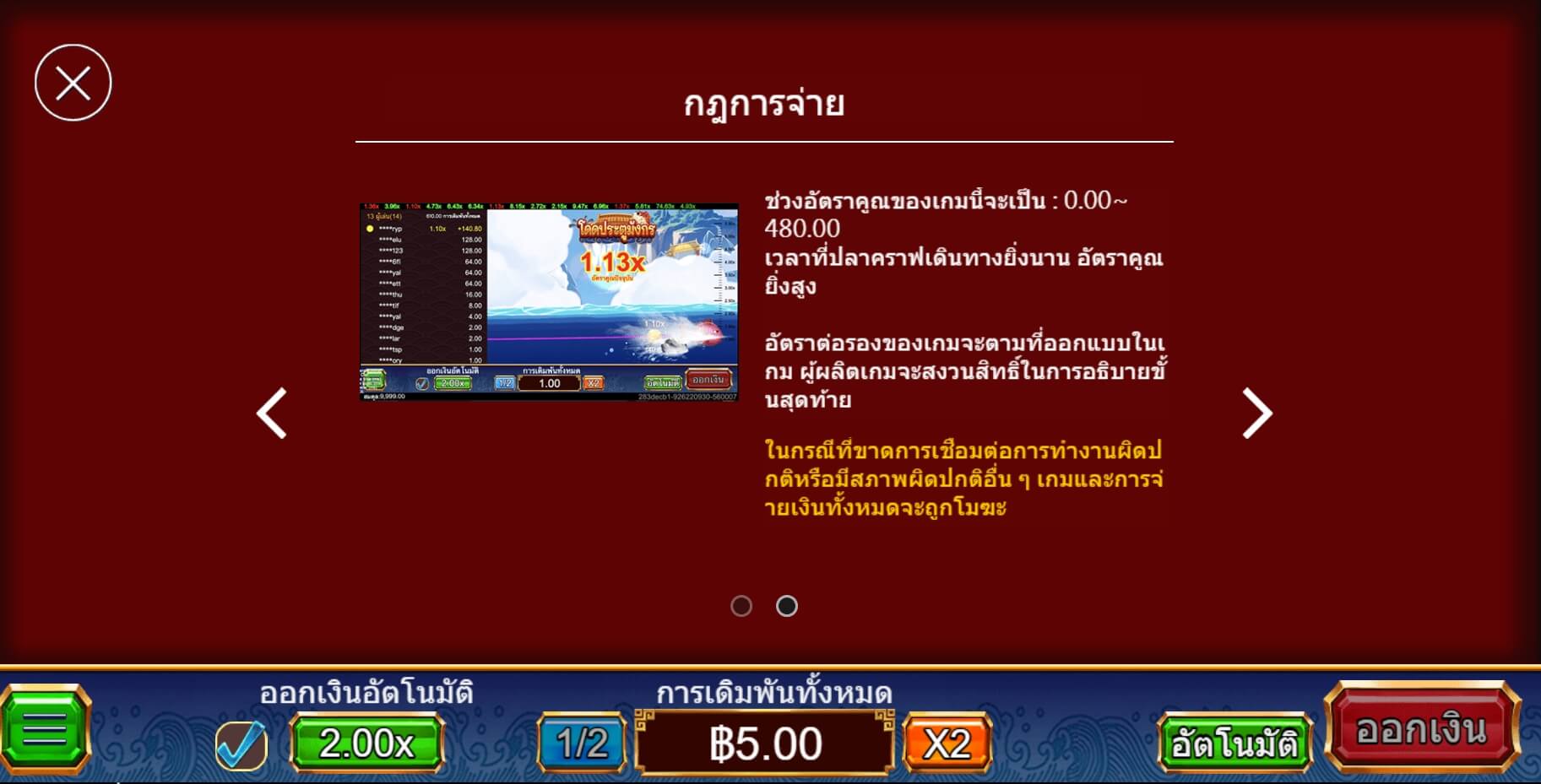 Dragon or Crash ทดลองเล่น Ambbet superslot 777