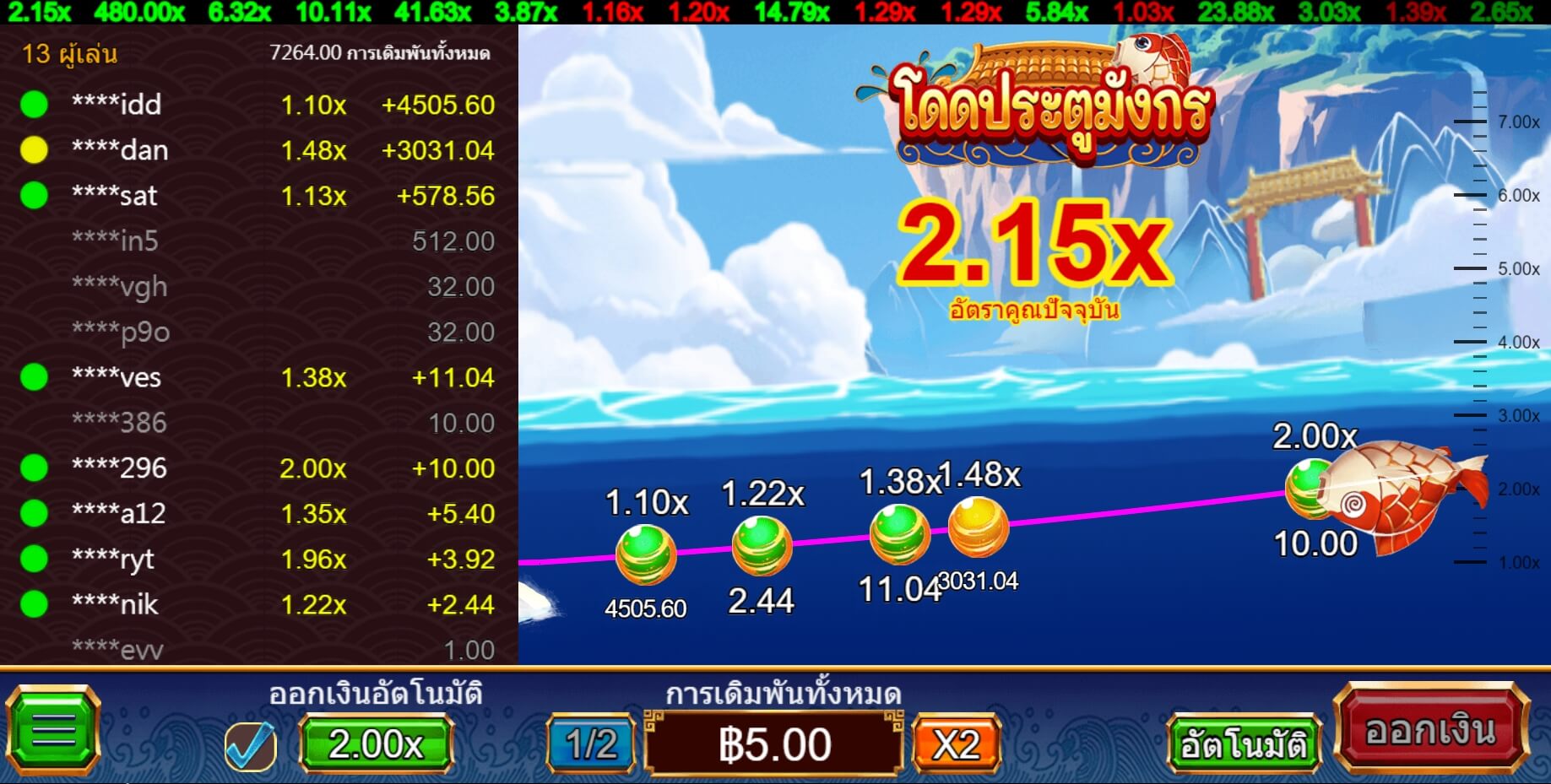 Dragon or Crash เข้าสู่ระบบ Askmebet super slot ฟรี 50