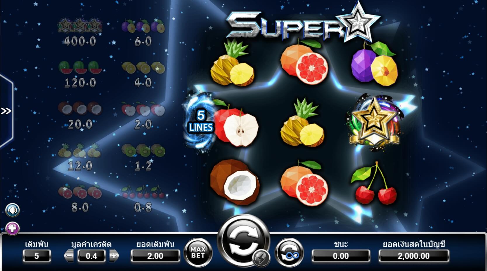 Super Star AMEBA SLOT superslot เครดิตฟรีล่าสุด