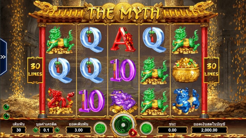The Myth ตำนานเกมสล็อต เล่นเกมล่าสมบัต Ameba Slot