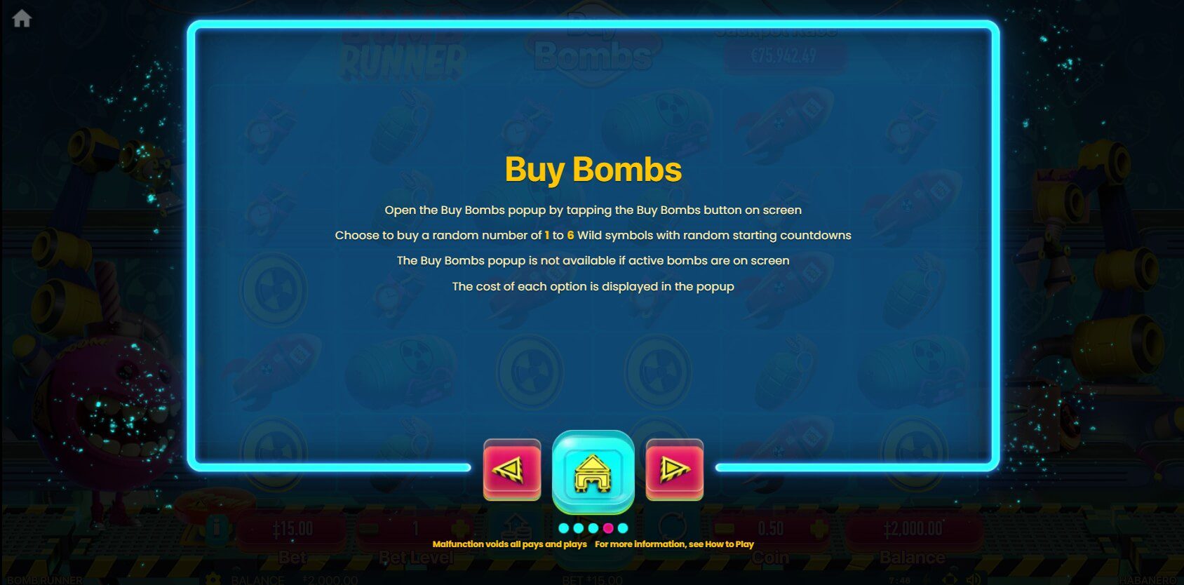 BOMB RUNNER สล็อต Habanero ทางเข้า Superslot Wallet