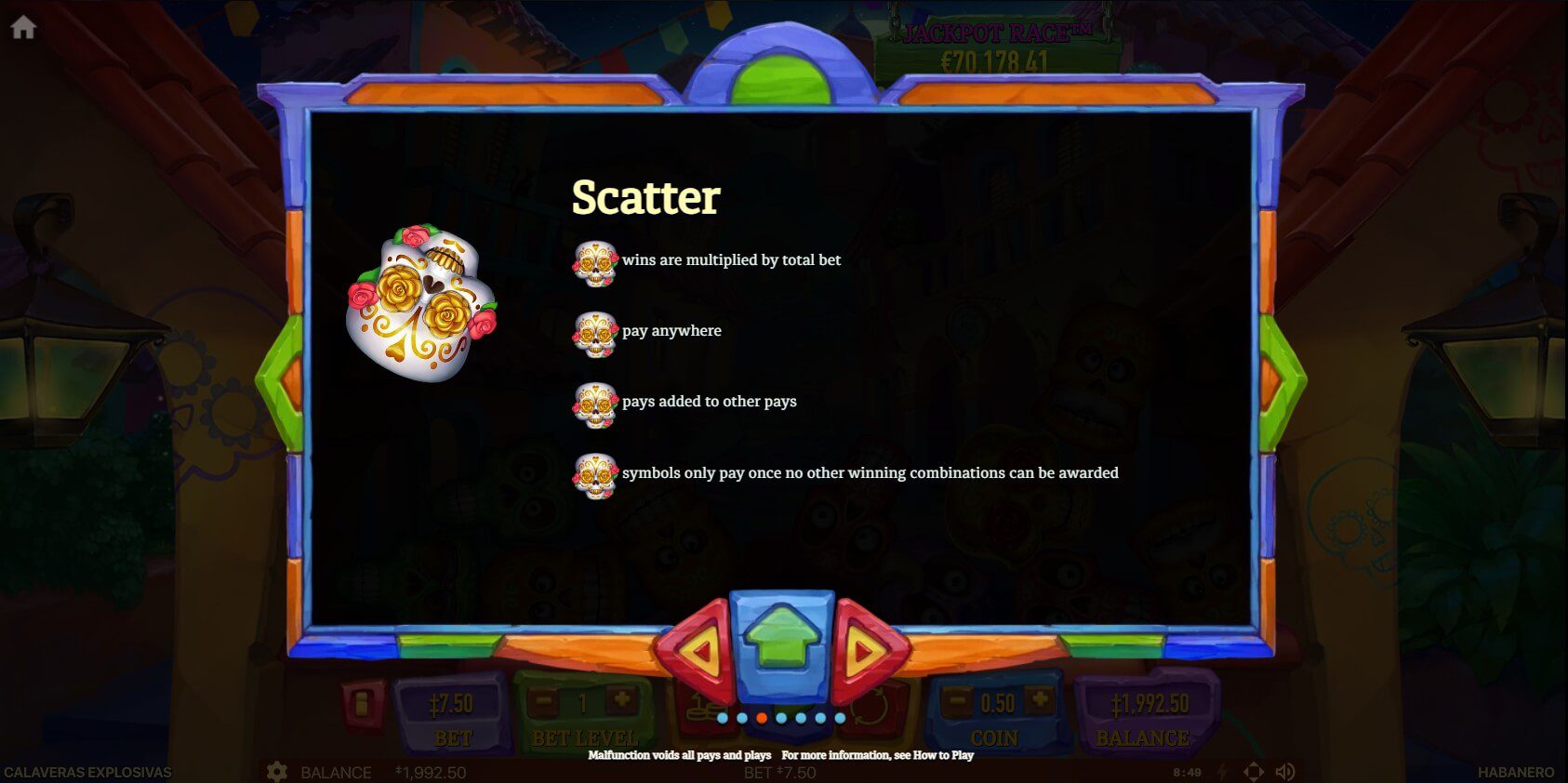 CALAVERAS EXPLOSIVAS Habanero Slot ติดต่อ Superslot