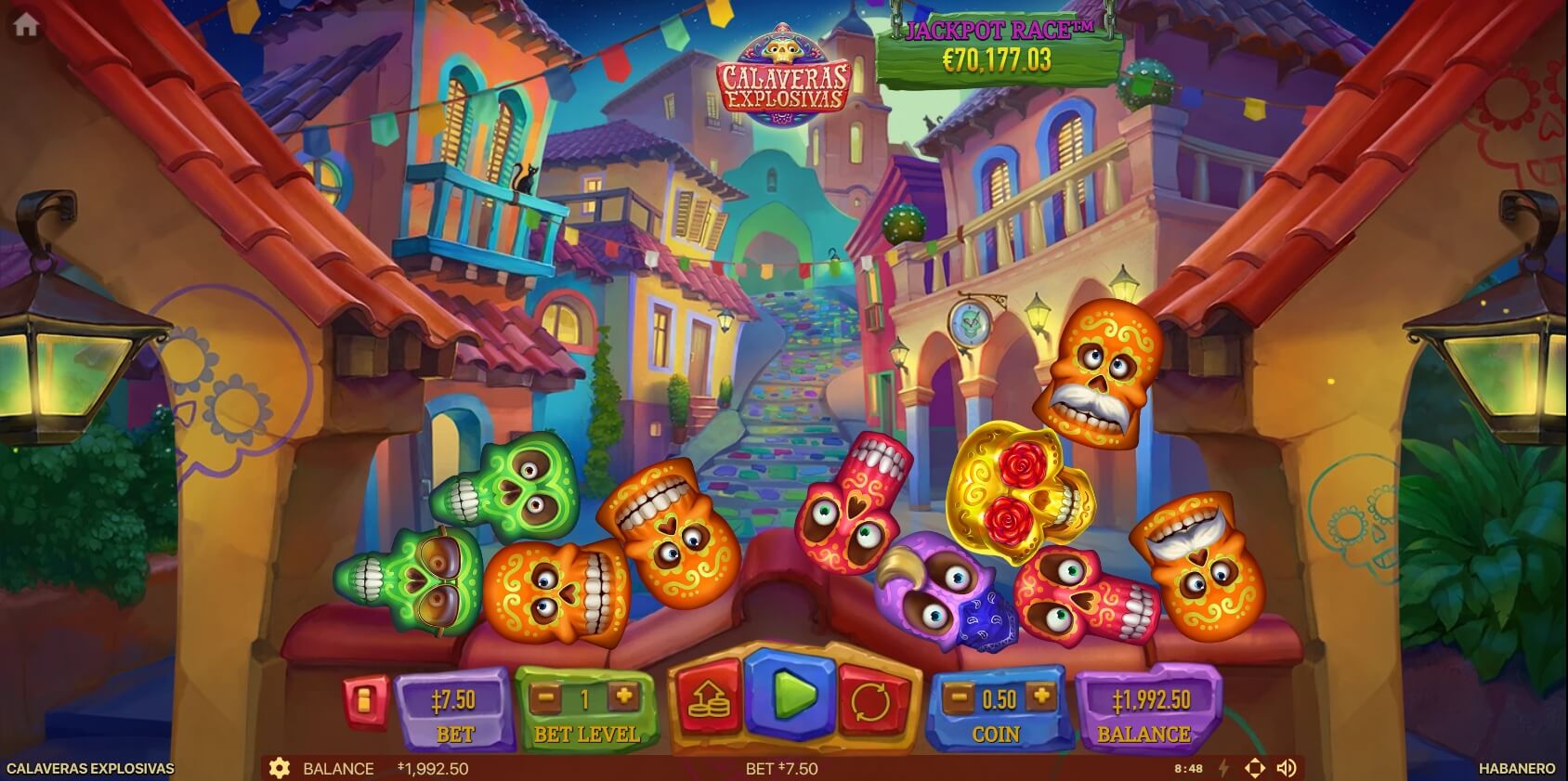 CALAVERAS EXPLOSIVAS Habanero superslot เครดิตฟรี 50