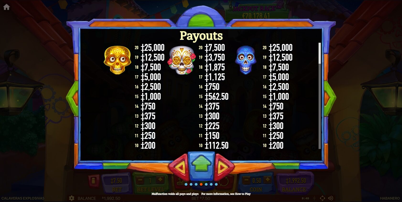 CALAVERAS EXPLOSIVAS สล็อต Habanero ทดลองเล่น Superslot ฟรีเครดิต