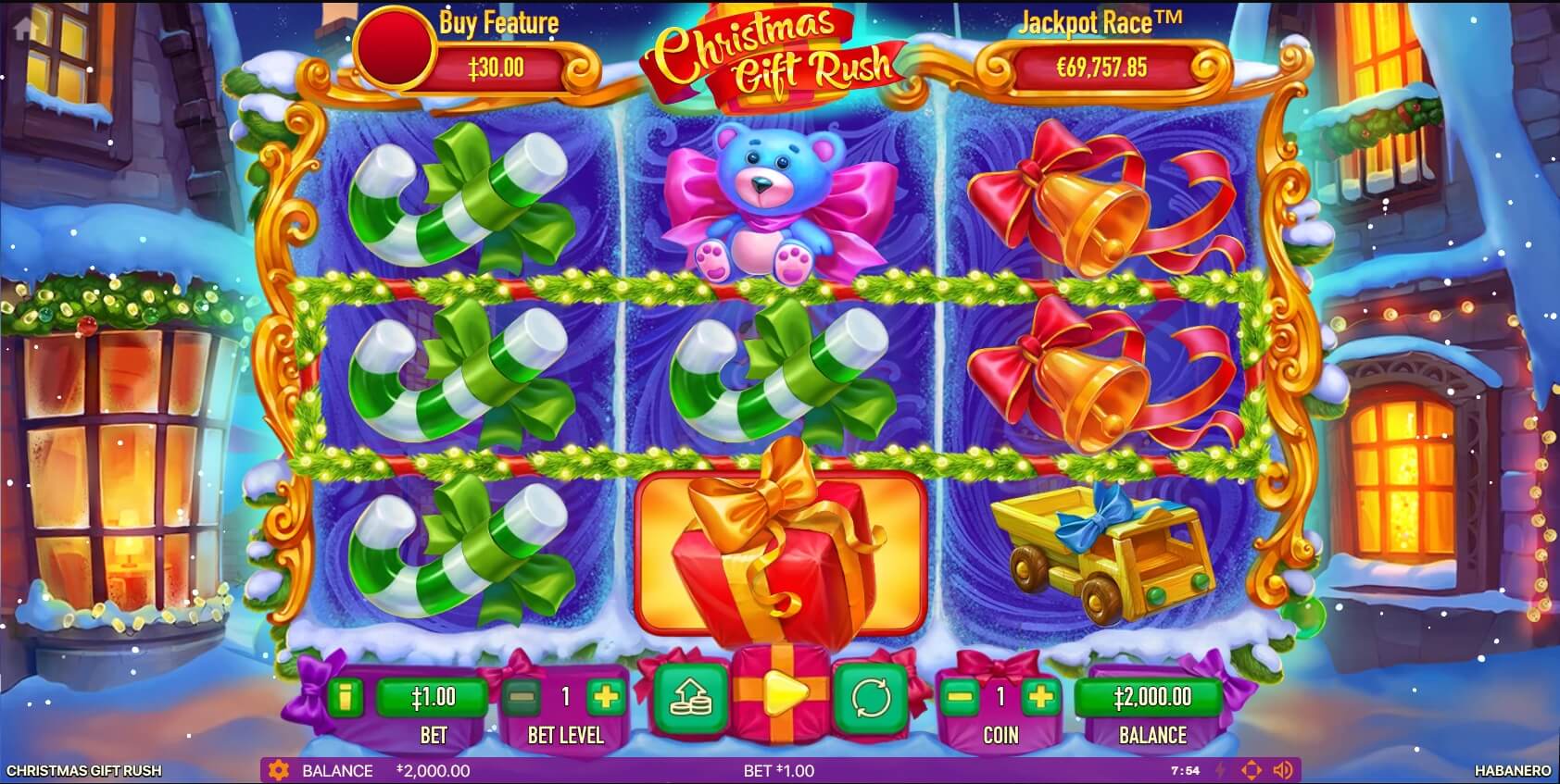 CHRISTMAS GIFT RUSH Habanero superslot เครดิตฟรี 50
