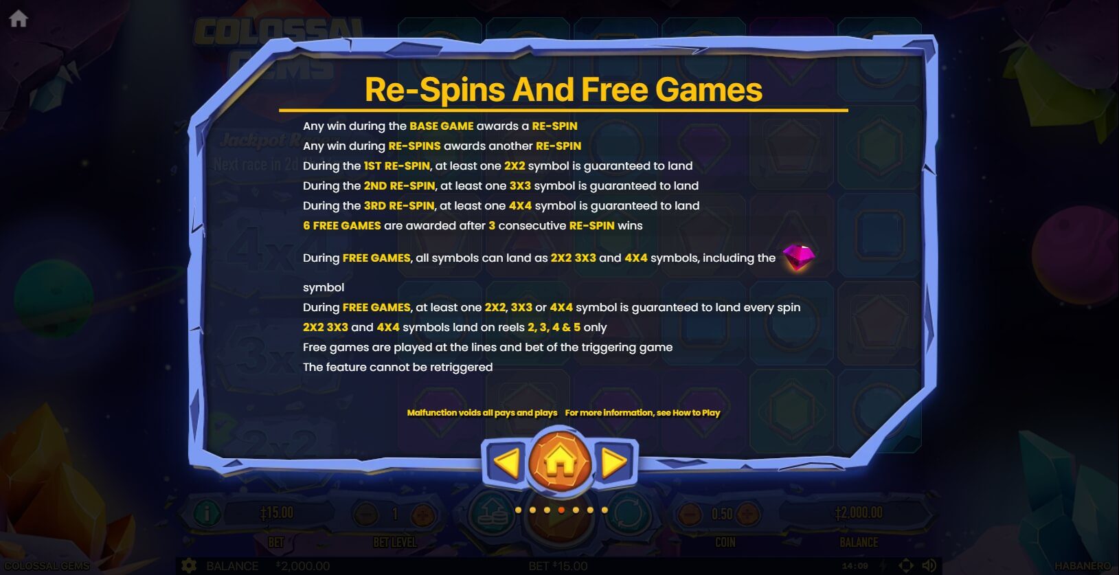 COLOSSAL GEMS สล็อต Habanero ทางเข้า Superslot Wallet