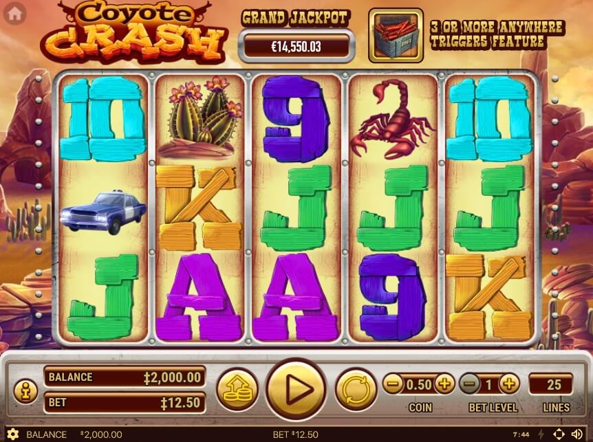 COYOTE CRASH Habanero superslot เครดิตฟรี 50