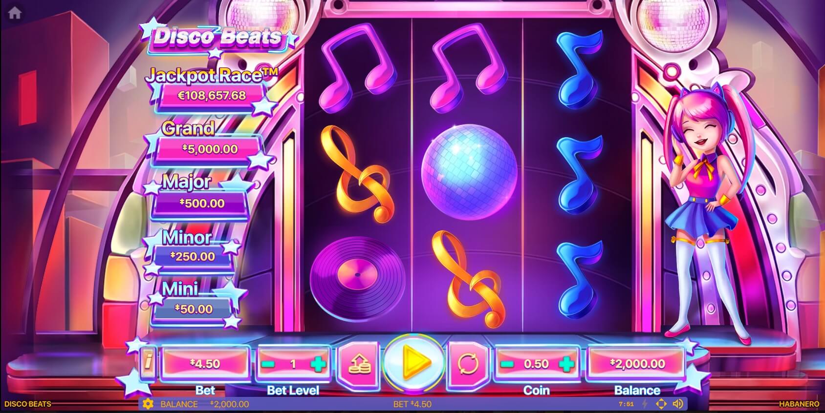 DISCO BEATS Habanero superslot เครดิตฟรี 50