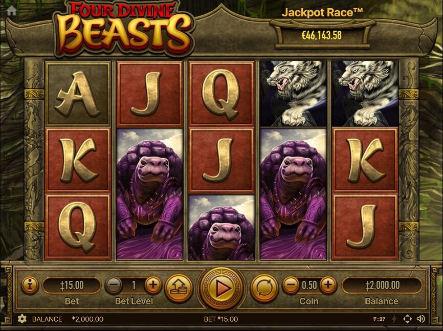 FOUR DIVINE BEASTSHabanero superslot เครดิตฟรี 50