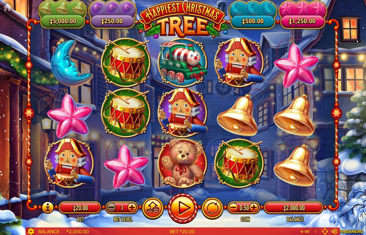HAPPIEST CHRISTMAS TREE Habanero superslot เครดิตฟรี 50