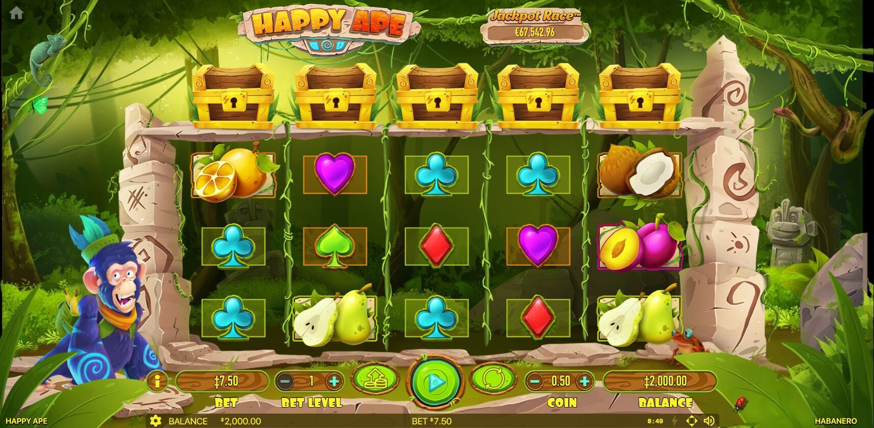 HAPPY APE Habanero superslot เครดิตฟรี 50