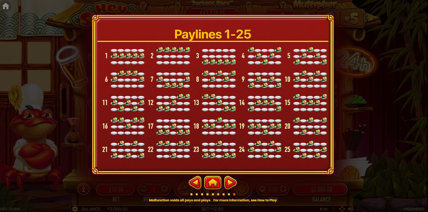 HEY SUSHI สล็อต Habanero ทางเข้า Superslot Wallet