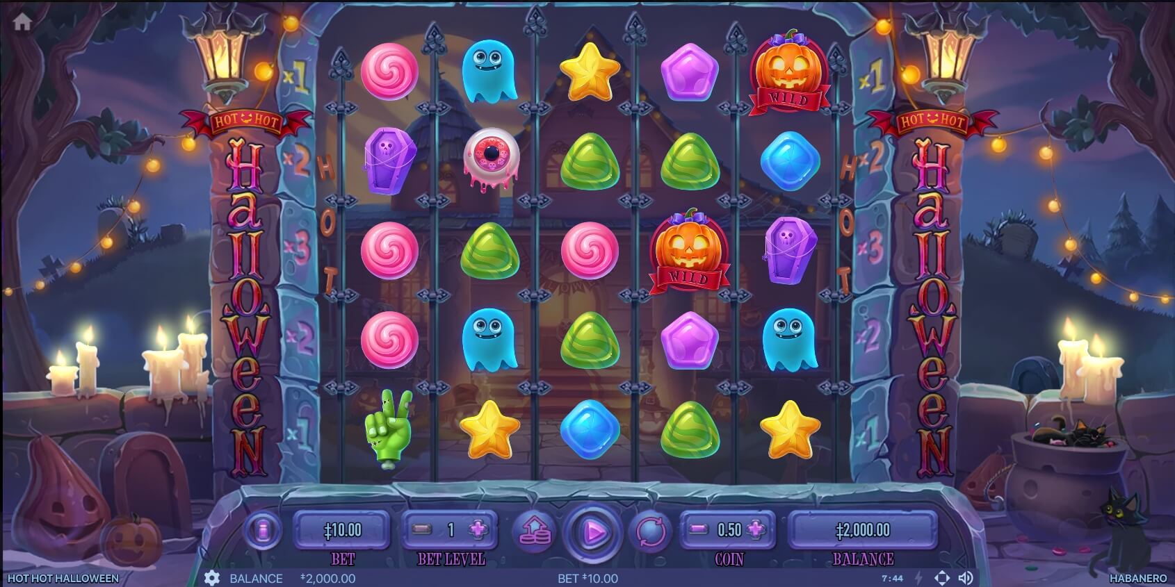 HOT HOT HALLOWEEN Habanero superslot เครดิตฟรี 50