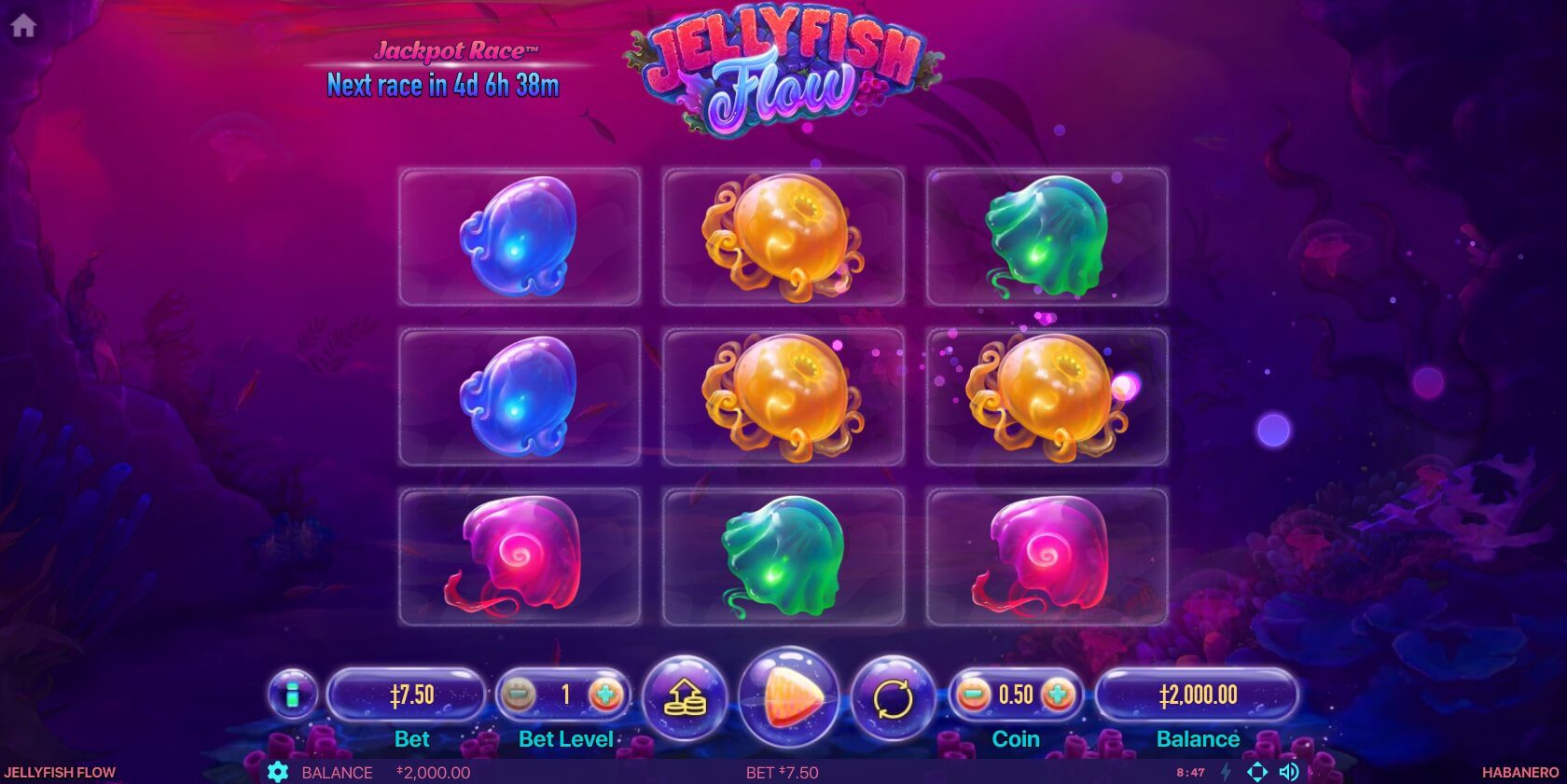 JELLYFISH FLOW Habanero superslot เครดิตฟรี 50