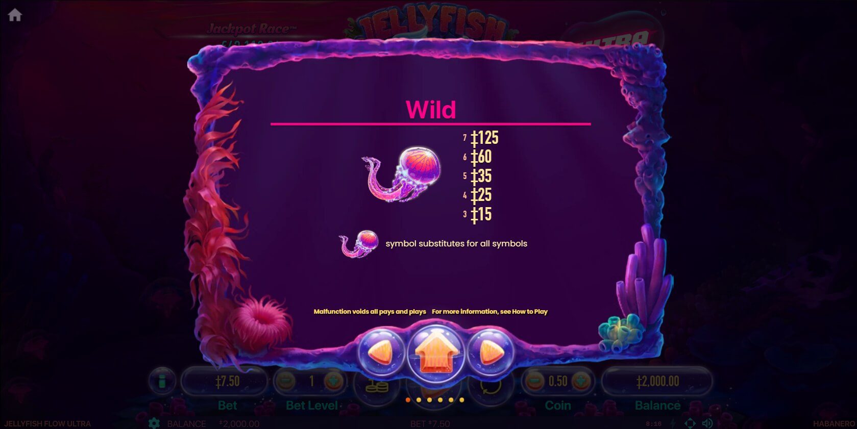 JELLYFISH FLOW ULTRA Habanero Slot ดาวน์โหลด Superslot