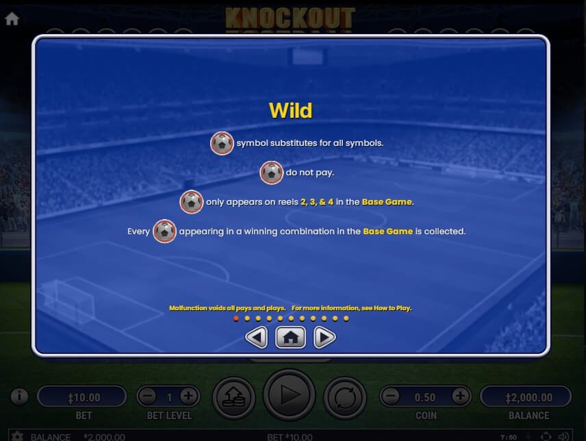 KNOCKOUT FOOTBALL Habanero Slot ดาวน์โหลด Superslot