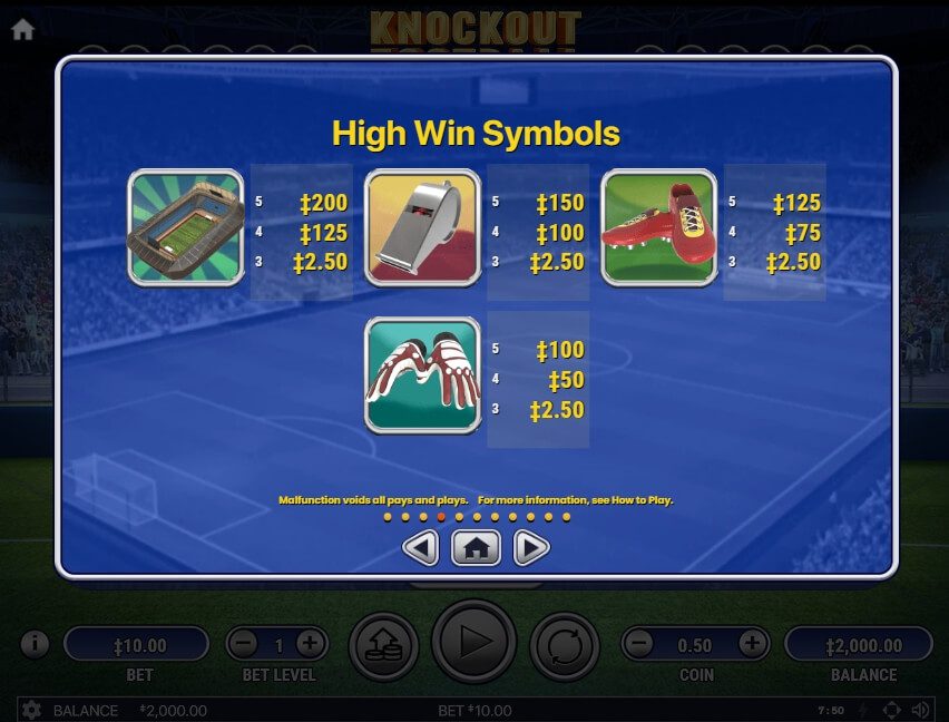 KNOCKOUT FOOTBALL สล็อต Habanero ทดลองเล่น Superslot ฟรีเครดิต