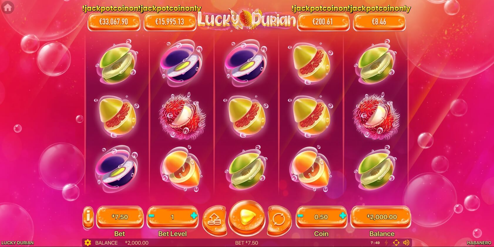 LUCKY DURIAN Habanero superslot เครดิตฟรี 50