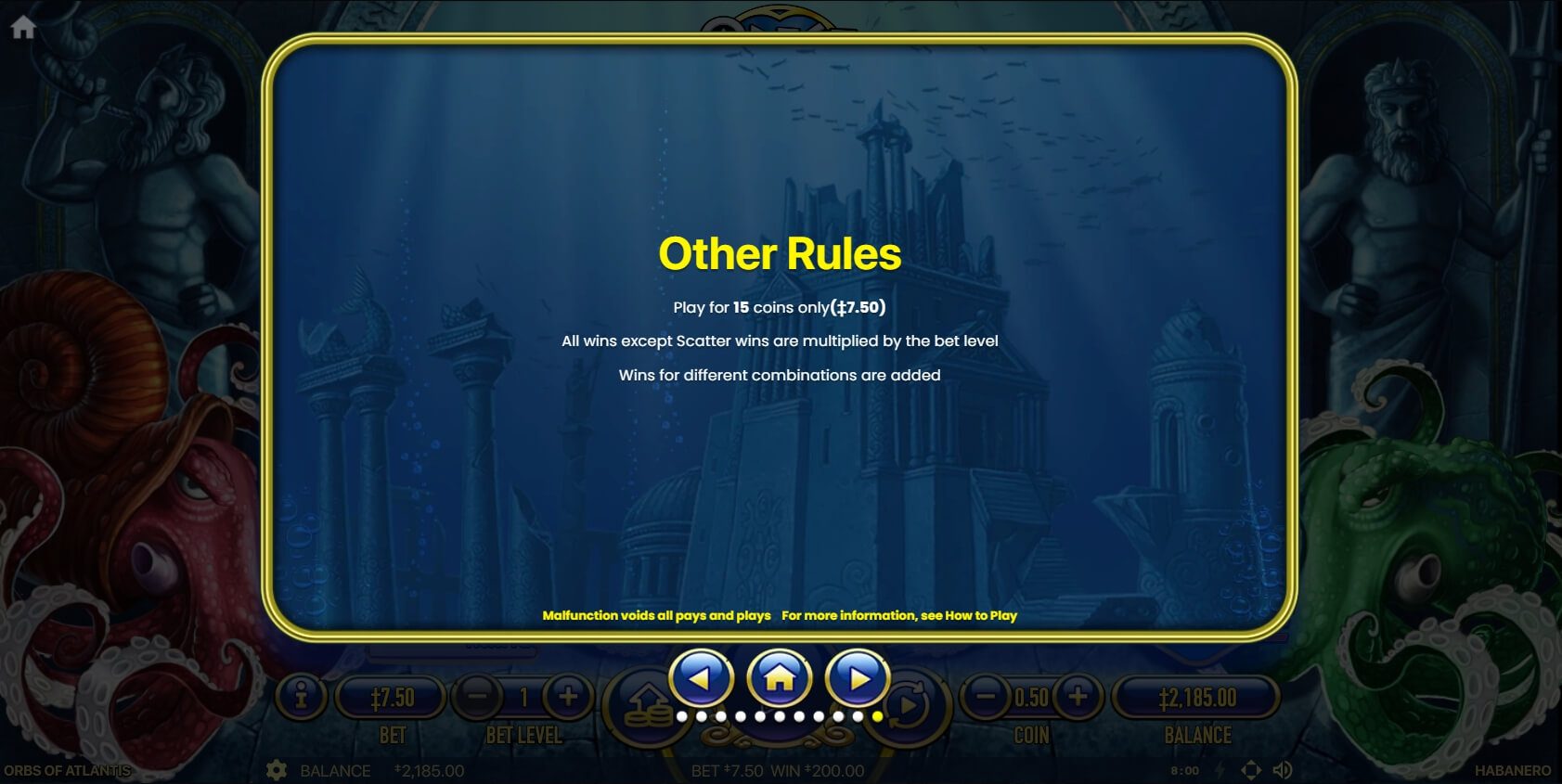 ORBS OF ATLANTIS สล็อต Habanero ทางเข้า Superslot Wallet