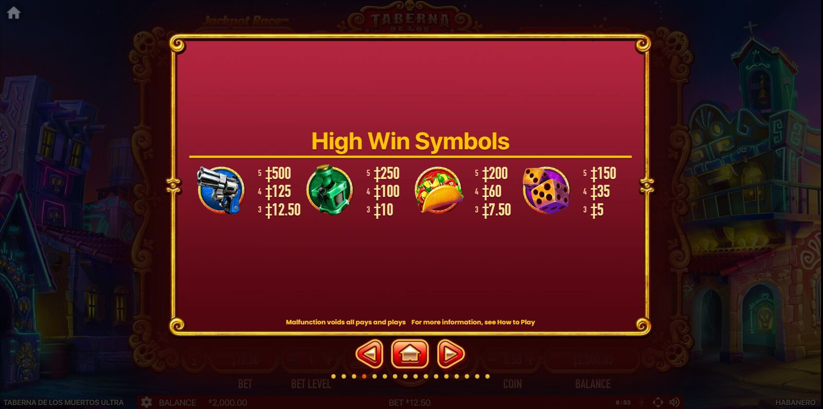 TABERNA DE LOS MUERTOS ULTRA สล็อต Habanero ทดลองเล่น Superslot ฟรีเครดิต