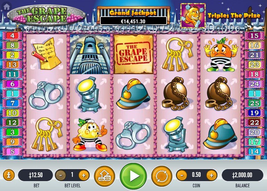 THE GRAPE ESCAPE Habanero superslot เครดิตฟรี 50