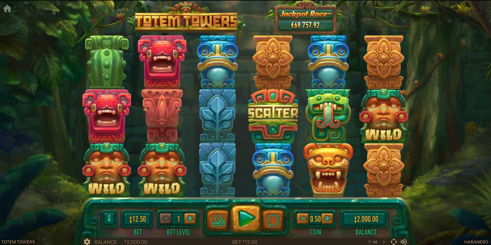 TOTEM TOWERS Habanero superslot เครดิตฟรี 50
