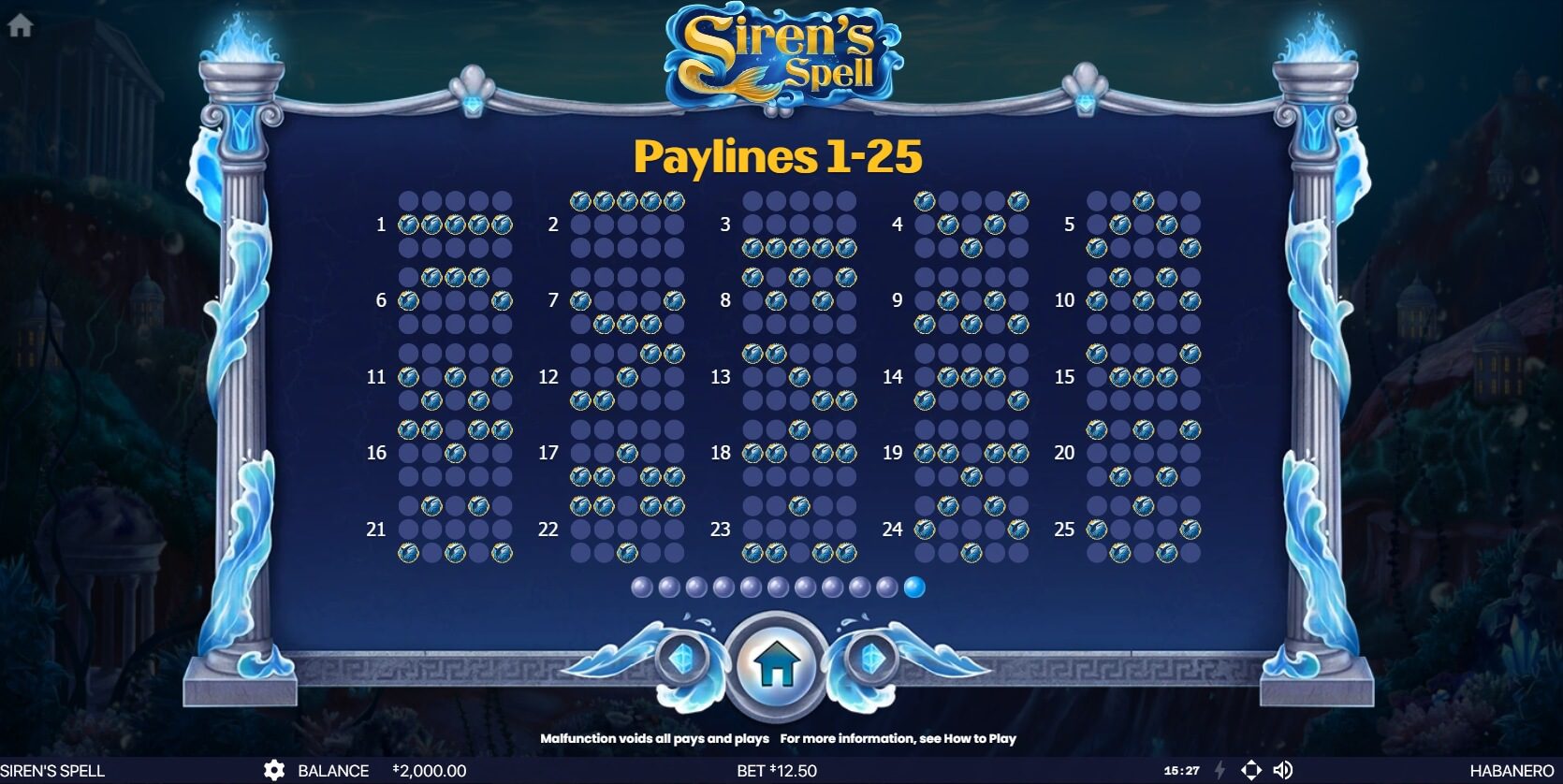 SIREN'S SPELL สล็อต Habanero ทางเข้า Superslot Wallet